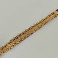 Montre de dame en or 18 carats massif