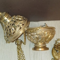 Ancien encensoir style gothique