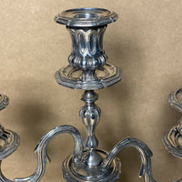 CHANDELIER STYLE LOUIS XV ORFEVRERIE CHRISTOFLE