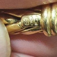 Bracelet or 18 carats 750