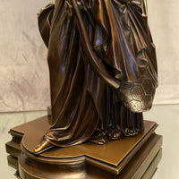 Superbe  sculpture XIXe Sapho debout  Bronze patiné daté 1848