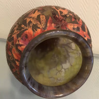 VASE DAUM NANCY ÉMAILLÉ