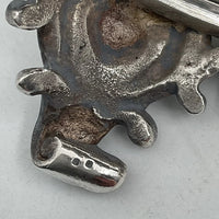 Paire de bougeoirs en argent Allemand