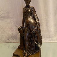 Superbe  sculpture XIXe Sapho debout  Bronze patiné daté 1848