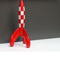 Superbe ensemble Fusée Tintin  Moulinsart