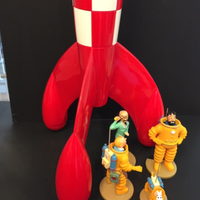 Superbe ensemble Fusée Tintin  Moulinsart